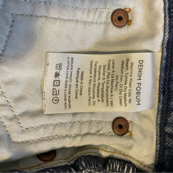 Denim Forum Size 25/ Size 0 The Edie Mini - Picture 6 of 10